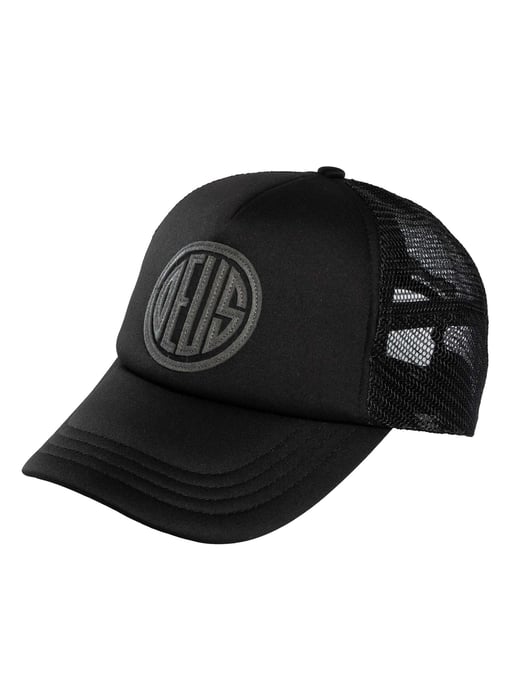 Deus Ex Machina Gorra De Camionero Con Forma De Píldora, Negro - Image 1