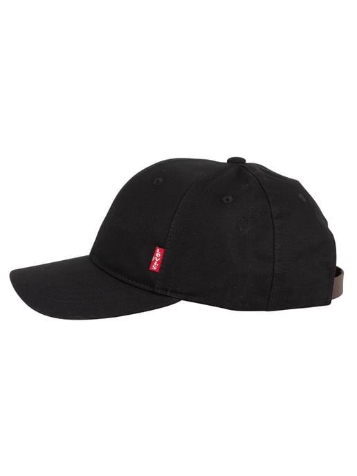 Levi's Gorra De Béisbol Con Lengüeta Roja, Negro - Image 2