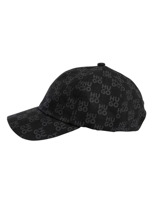HUGO Gorra Con Estampado Jake, Negro - Image 2