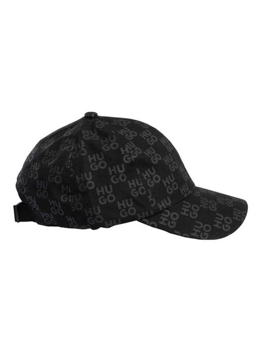 HUGO Gorra Con Estampado Jake, Negro - Image 4