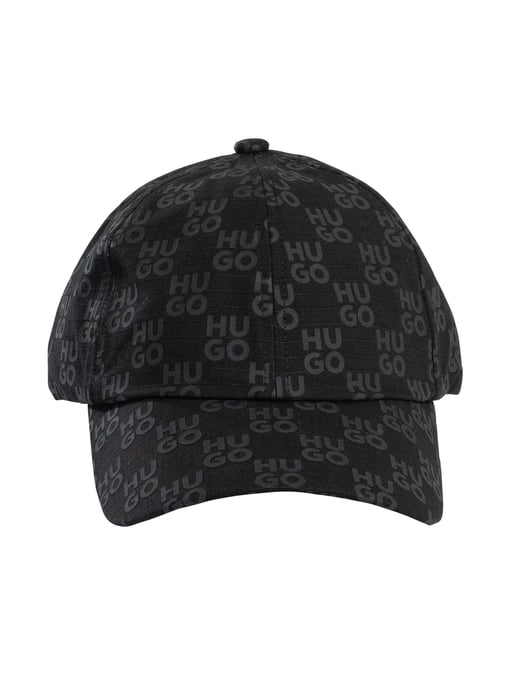 HUGO Gorra Con Estampado Jake, Negro - Image 5