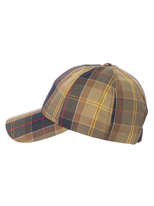 Barbour Gorra De Béisbol Deportiva De Tartán, Verde - Image 2