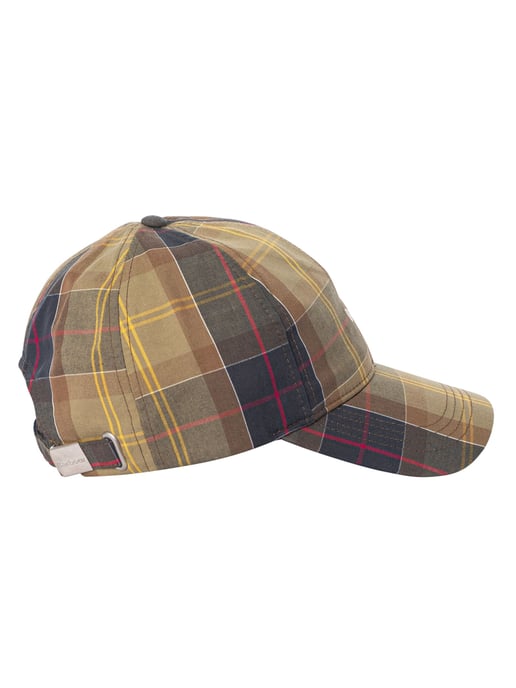 Barbour Gorra De Béisbol Deportiva De Tartán, Verde - Image 4