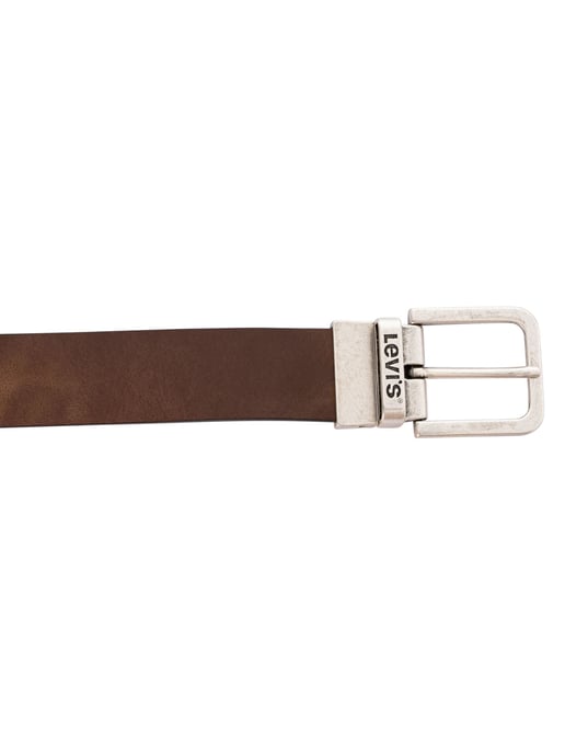 Levi's Cinturón De Piel Con Hebilla De Metal Reversible, Marrón - Image 5
