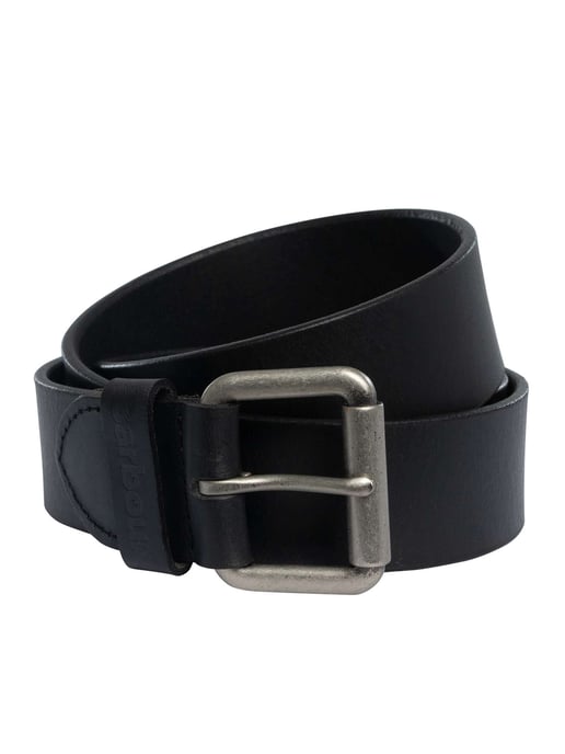 Barbour Cinturón De Cuero Allanton, Negro - Image 1