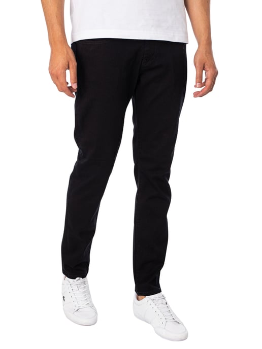 Diesel Vaqueros Ajustados D-Strukt, Negro - Image 1