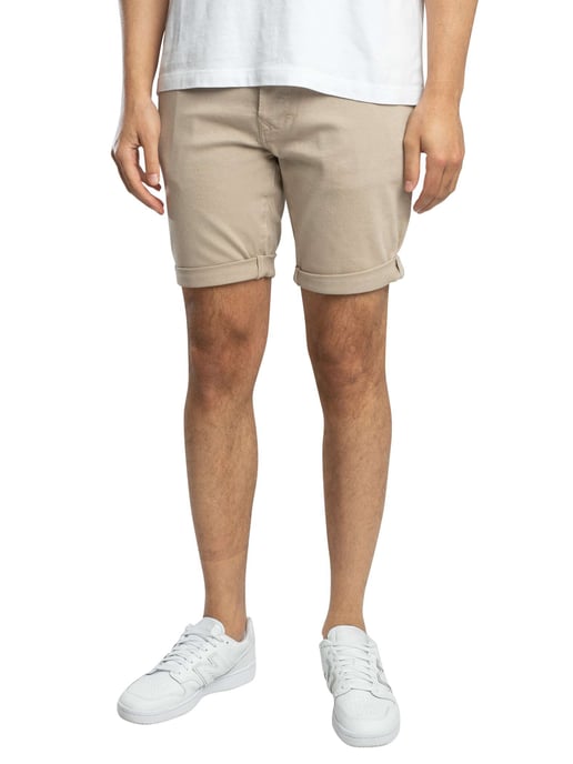 Replay Pantalones Cortos Vaqueros Ajustados RBJ 981, Beige - Image 1
