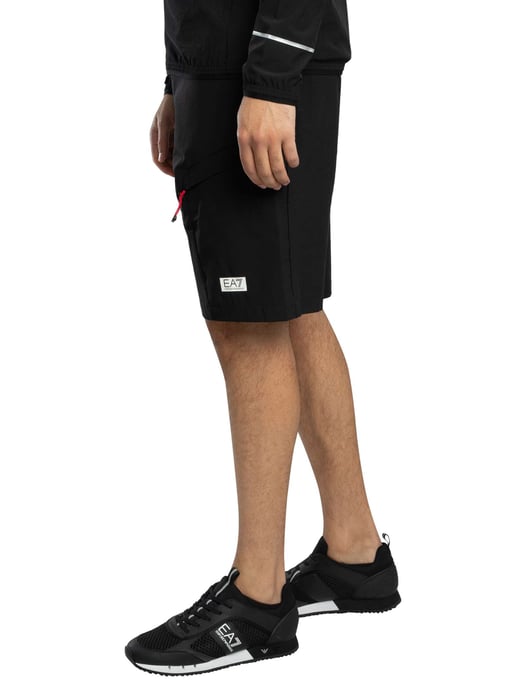 EA7 Pantalones Cortos Cargo Ligeros, Negro - Image 2