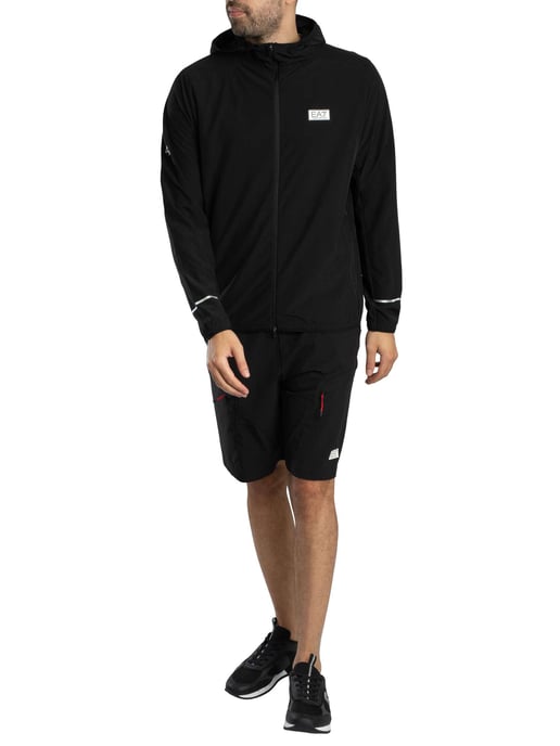 EA7 Pantalones Cortos Cargo Ligeros, Negro - Image 6
