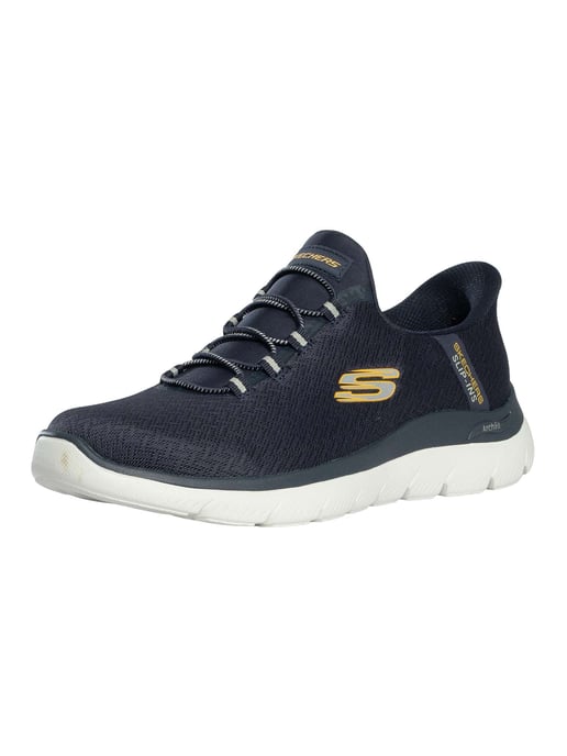 Skechers Zapatillas Sin Cordones Arch Fit Summits, Azul - Image 1