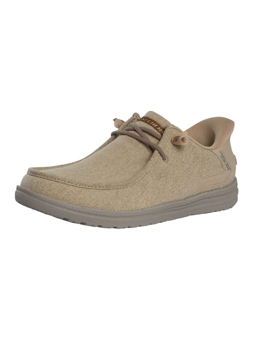 Skechers Zapatillas Deportivas Melson De Corte Relajado Y Sin Cordones, Beige - Image 1