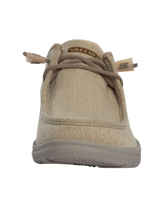 Skechers Zapatillas Deportivas Melson De Corte Relajado Y Sin Cordones, Beige - Image 4