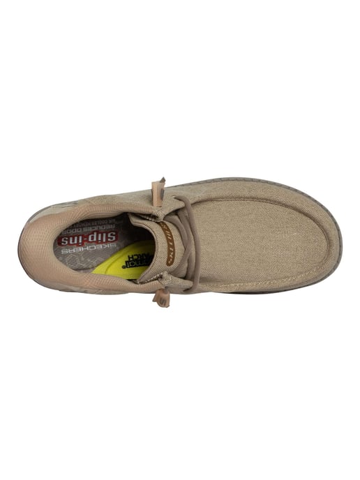 Skechers Zapatillas Deportivas Melson De Corte Relajado Y Sin Cordones, Beige - Image 6