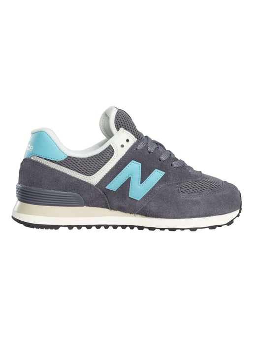 New Balance 574 Entrenadores De Gamuza, Gris - Image 3
