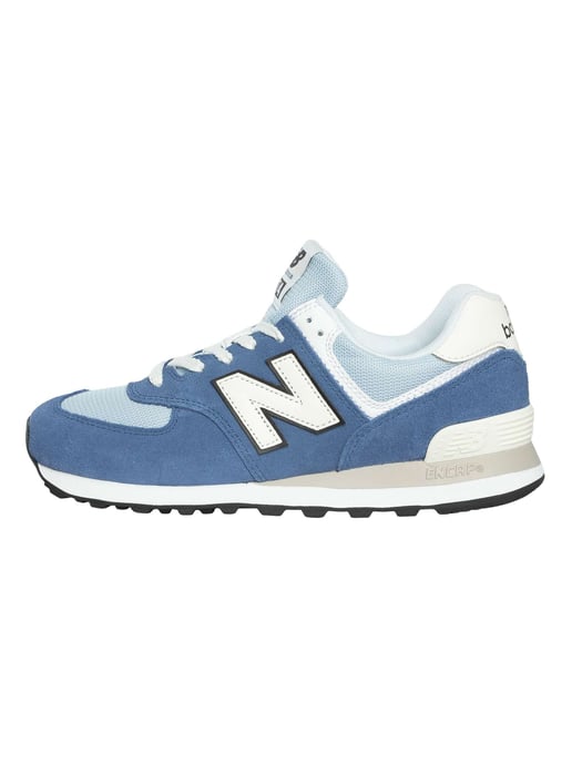 New Balance 574 Entrenadores De Gamuza, Azul - Image 2