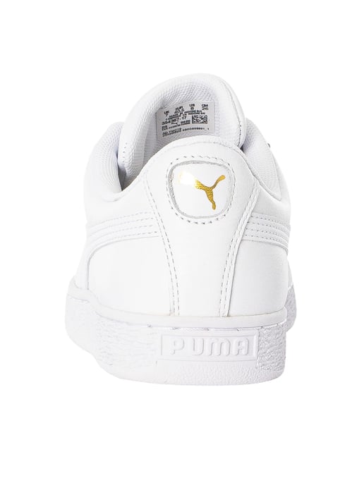 Puma Zapatillas Basket Classic De Piel, Blanco - Image 5
