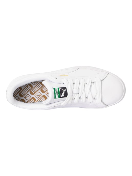 Puma Zapatillas Basket Classic De Piel, Blanco - Image 6
