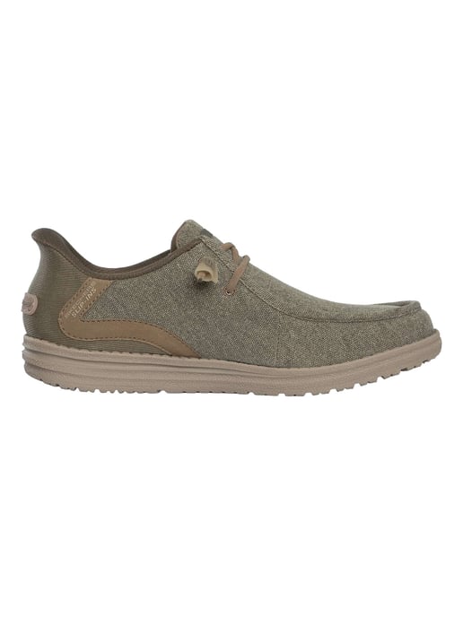 Skechers Zapatillas Deportivas Melson Coronado De Corte Relajado Sin Cordones, Verde - Image 3