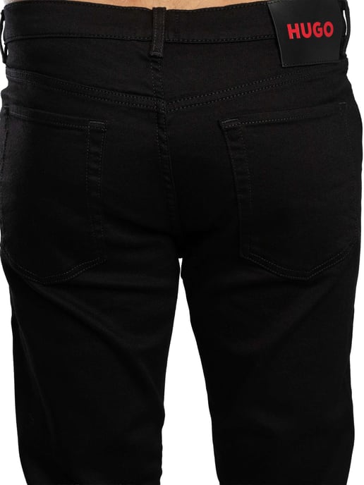 HUGO 634 Vaqueros Cónicos, Negro - Image 4