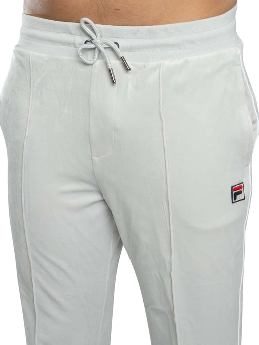 Fila Pantalones Deportivos Rectos De Terciopelo Fio, Azul - Image 5