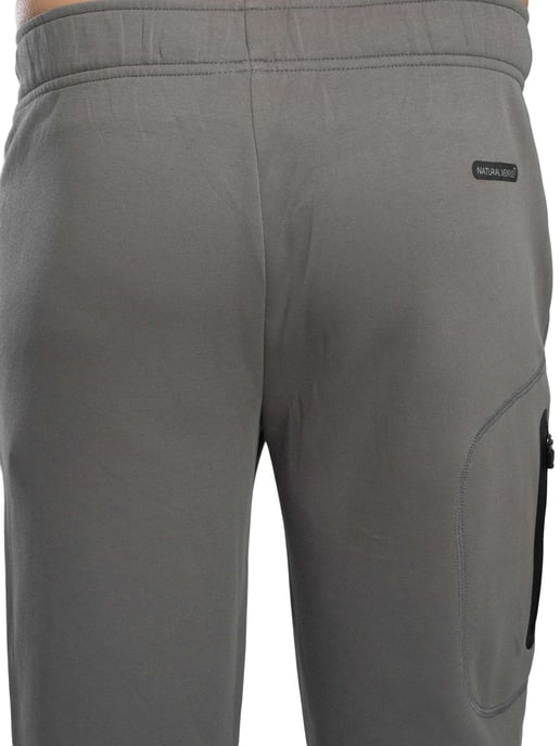 EA7 Joggers Con Cremallera Lateral Y Logotipo, Gris - Image 4