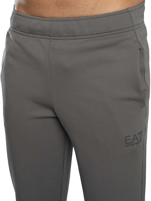EA7 Joggers Con Cremallera Lateral Y Logotipo, Gris - Image 5