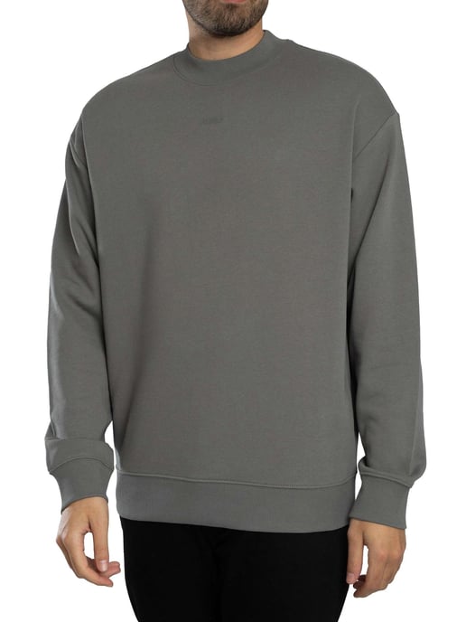 HUGO Sudadera Dapocrew, Gris - Image 1