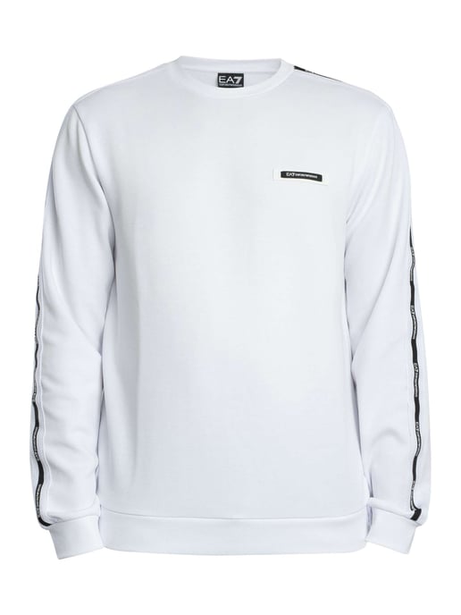 EA7 Sudadera Con Cinta Con Logo, Blanco - Image 5
