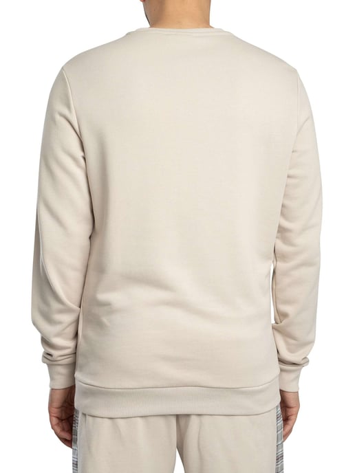 Lyle & Scott Sudadera Con Paneles De Cuadros, Beige - Image 3