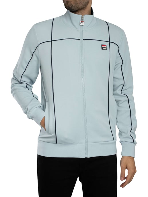 Fila Chaqueta Deportiva Armando Con Ribetes En Contraste, Azul - Image 1