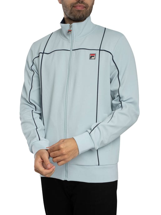 Fila Chaqueta Deportiva Armando Con Ribetes En Contraste, Azul - Image 2