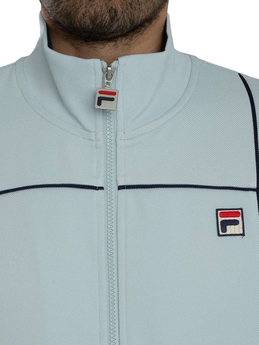 Fila Chaqueta Deportiva Armando Con Ribetes En Contraste, Azul - Image 5