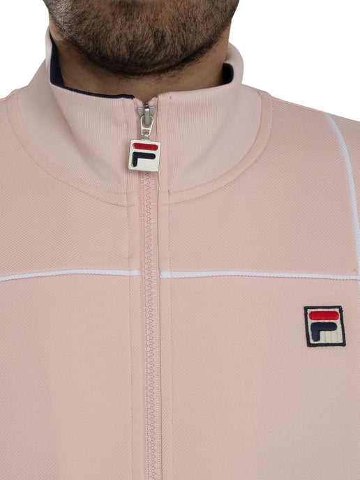 Fila Chaqueta Deportiva Armando Con Ribetes En Contraste, Rosado - Image 5