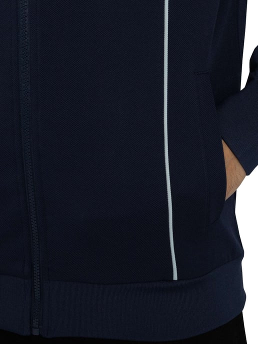 Fila Chaqueta Deportiva Armando Con Ribetes En Contraste, Azul - Image 4