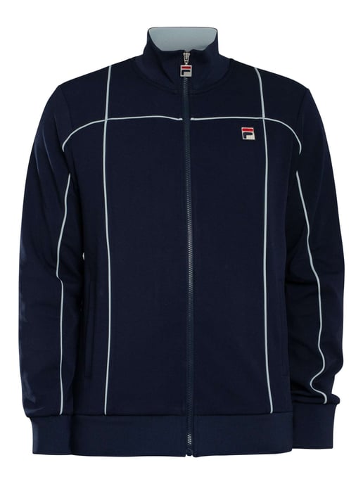 Fila Chaqueta Deportiva Armando Con Ribetes En Contraste, Azul - Image 6