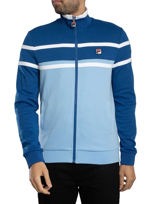 Fila Chaqueta Deportiva Con Paneles En Contraste Giovanni, Azul - Image 2