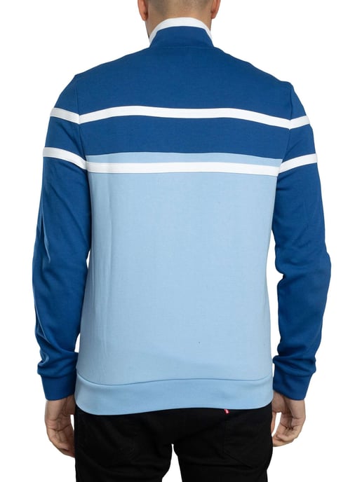 Fila Chaqueta Deportiva Con Paneles En Contraste Giovanni, Azul - Image 3