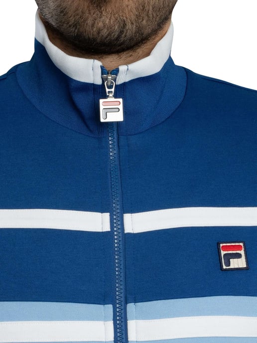 Fila Chaqueta Deportiva Con Paneles En Contraste Giovanni, Azul - Image 5
