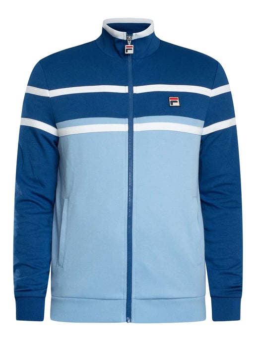 Fila Chaqueta Deportiva Con Paneles En Contraste Giovanni, Azul - Image 6