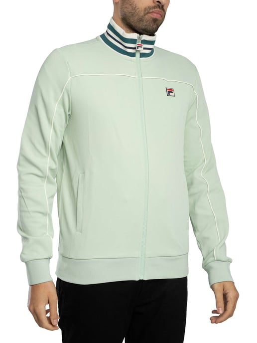 Fila Chaqueta Deportiva Con Cuello Con Ribete De Federico, Verde - Image 2