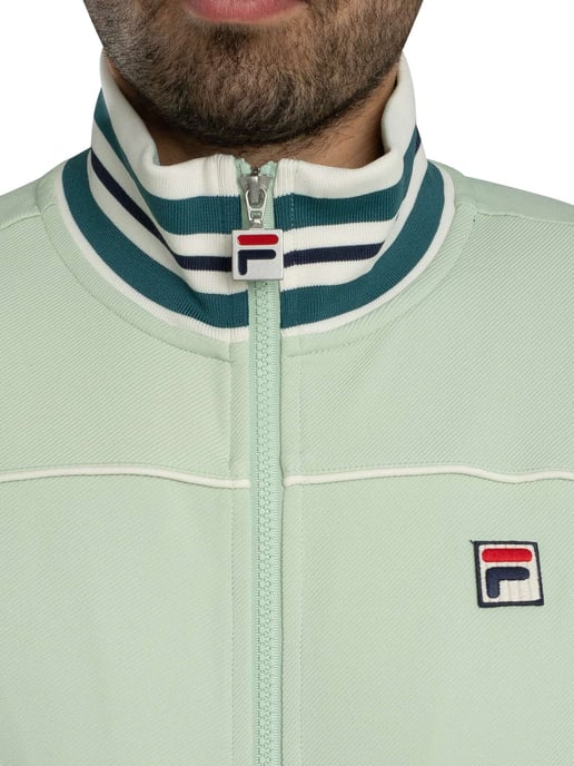 Fila Chaqueta Deportiva Con Cuello Con Ribete De Federico, Verde - Image 5