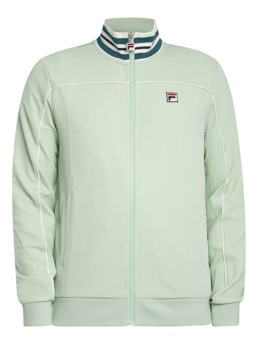 Fila Chaqueta Deportiva Con Cuello Con Ribete De Federico, Verde - Image 6
