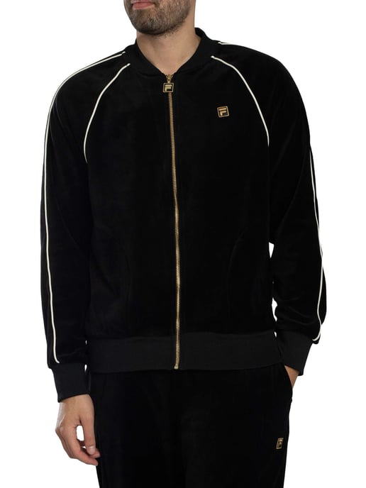 Fila Chaqueta De Terciopelo Fella, Negro - Image 1