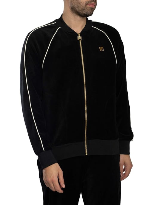 Fila Chaqueta De Terciopelo Fella, Negro - Image 2