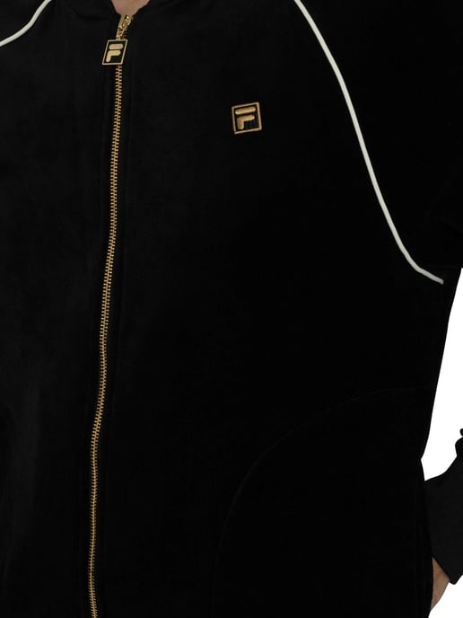 Fila Chaqueta De Terciopelo Fella, Negro - Image 4