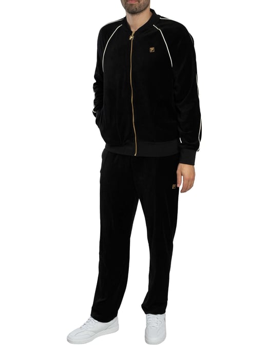 Fila Chaqueta De Terciopelo Fella, Negro - Image 5
