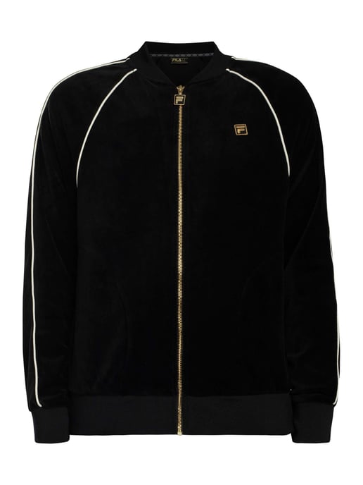 Fila Chaqueta De Terciopelo Fella, Negro - Image 6
