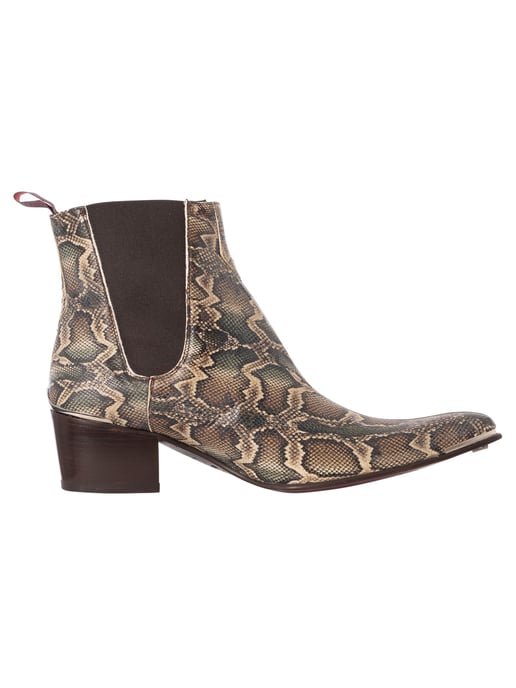 Jeffery West Botines Chelsea De Cuero, Marrón - Image 3