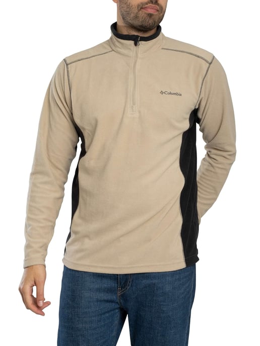 Columbia Polar Con Media Cremallera Klamth Range, Beige - Image 1