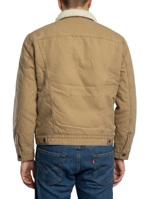 Levi's Tipo 3 Sherpa Camuflaje Chaqueta, Marrón - Image 4